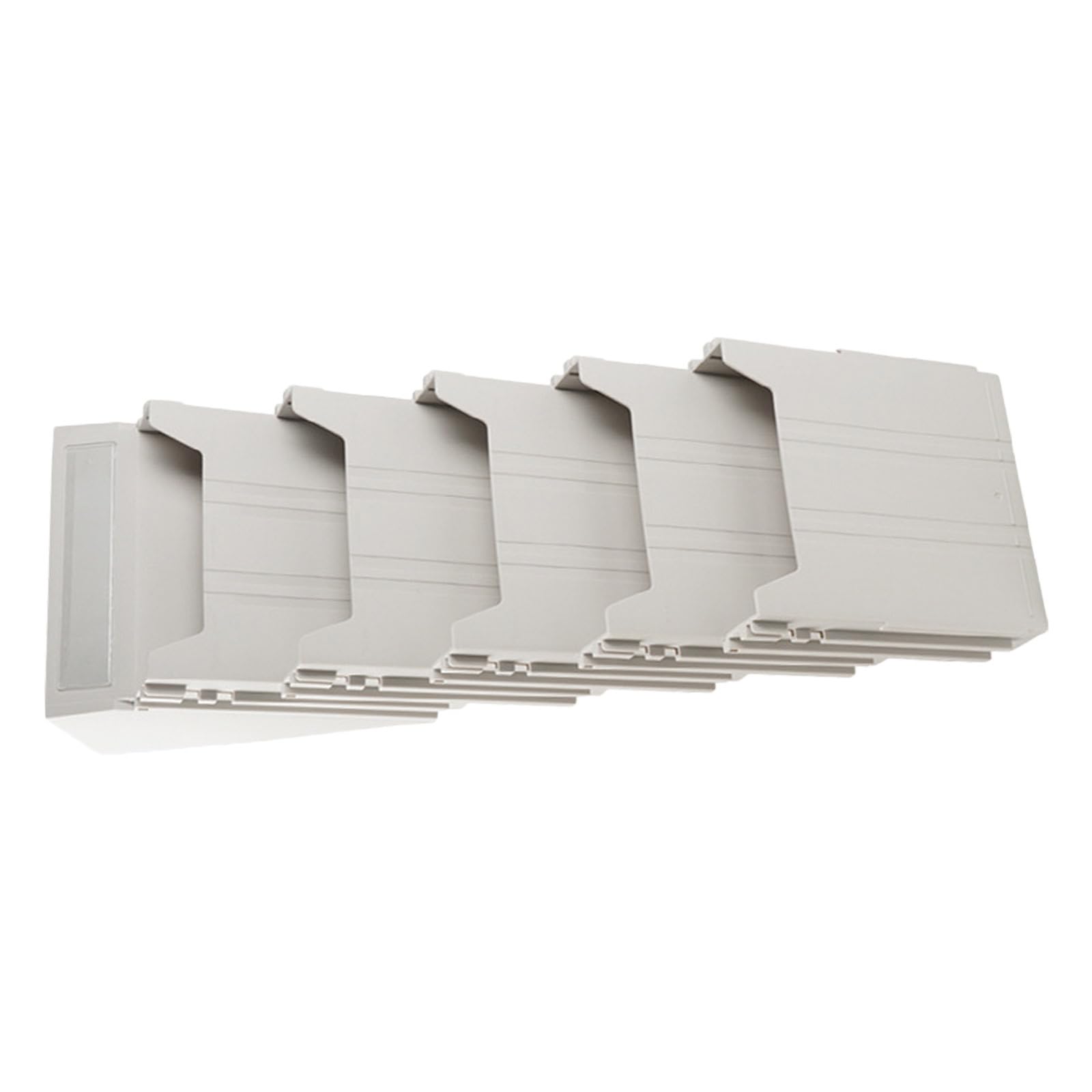 Archivador de Pared Colgante Expandible Ranuras Ajustables y Diseño Modular