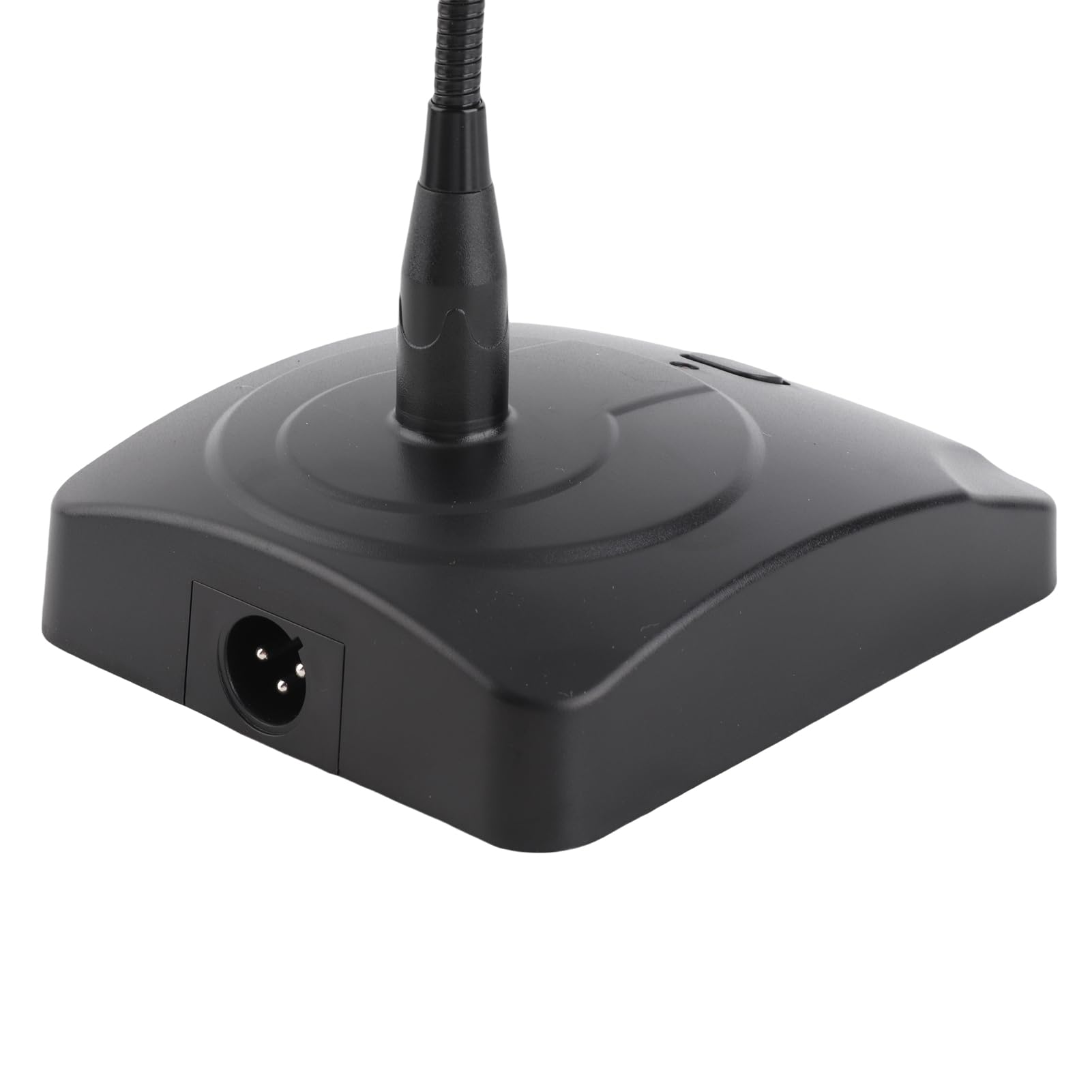 K - 12 Microfono professionale per computer, microfono per conferenze desktop cablato con collo regolabile, modello di rilevamento cardioide per PC portatile, microfono da gioco