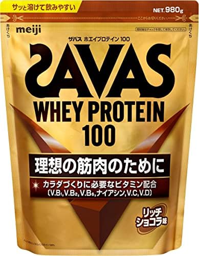 明治 ザバス(SAVAS) ホエイプロテイン100 リッチショコラ味 980g
