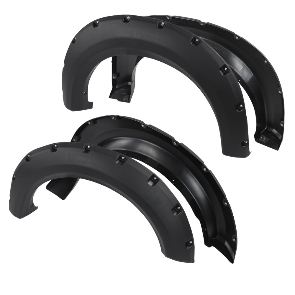 DOTCOM Fender Flares 4PCS Fit Ford F150 2009-2014(67.0"/78.8"/97.4" Bed)
