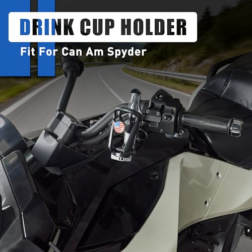 Portavasos para Can Am Spyder F3 2015-2025 montaje izquierdo miniatura 2