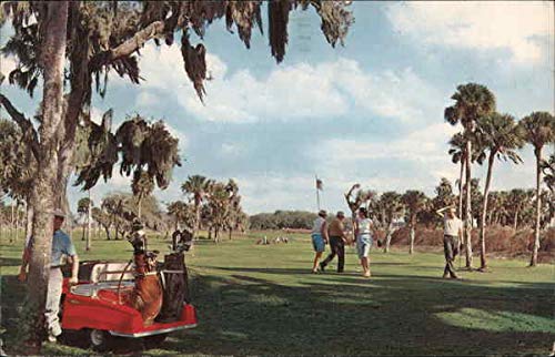 Heather Hills Golf Club Bradenton FL Vintage Postcard 1975