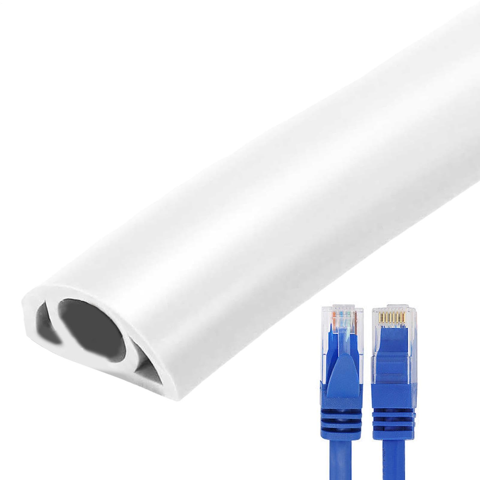 Cache-câble de sol en PVC souple et auto-adhésif pour bureau - 8