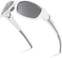 Vista 10 de DEAFRAIN Gafas de sol deportivas polarizadas para hombres y mujeres, para conducir, pescar, ciclismo, correr, protección UV
