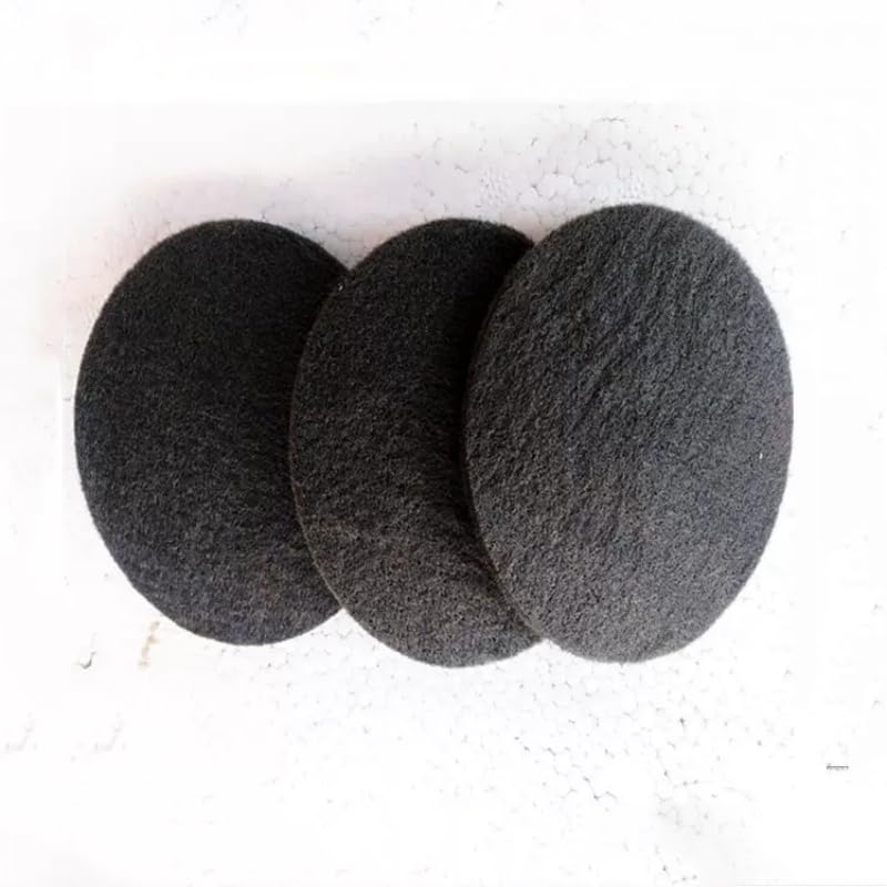 Juego de 4 electrodos circulares de fieltro de grafito for aislamiento de hornos de vacío y soluciones de almacenamiento de energía(Diam D 300mm 2 mm thick)