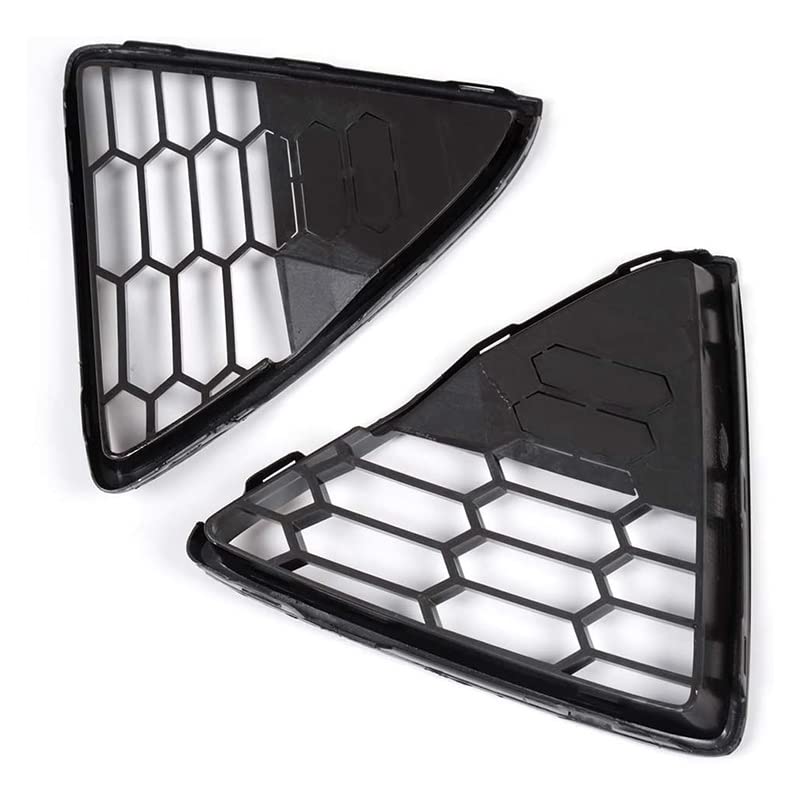 Grilles de calandre inférieures pare-chocs Ford Focus 2012-2014 anti-gravillons nid d'abeille