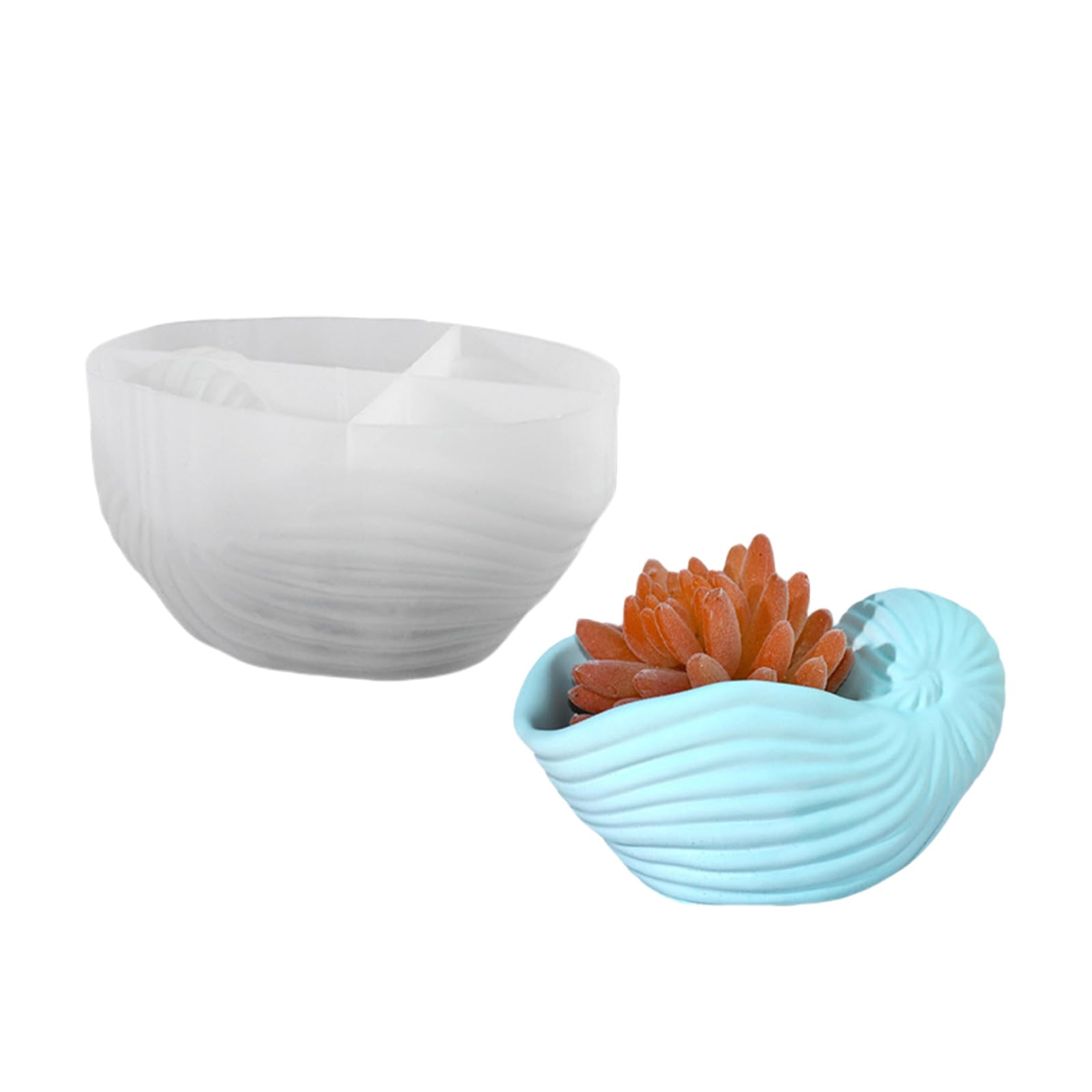 NEWFT Silicone Flowerpot Planter Animal Shape Unique Resin Craft Silicone Texture for Craft