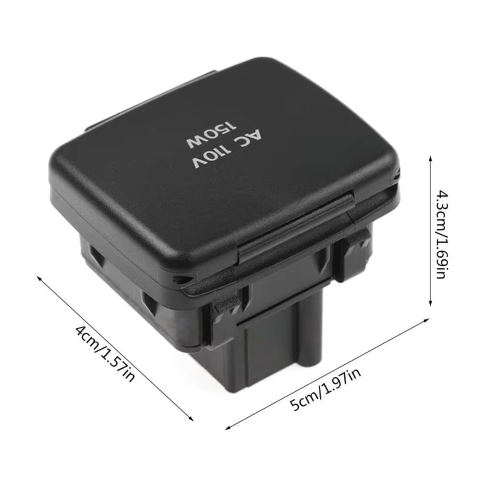 Compatible Con F250 F350 F450 BC3Z19N236A Toma Corriente Consola Central Automóvil USB AUX Puerto