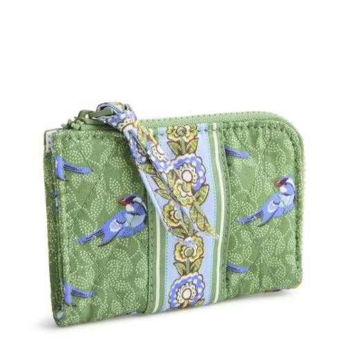 Image of Vera Bradley Women's Premium Cotton Zip Card Pouch