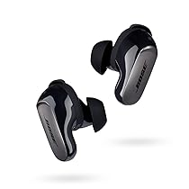 Bose QuietComfort Ultra Earbuds Auricolari con Cancellazione Attiva del Rumore e Suono Immersivo, Earbuds Bluetooth Noise Cancelling, Nero