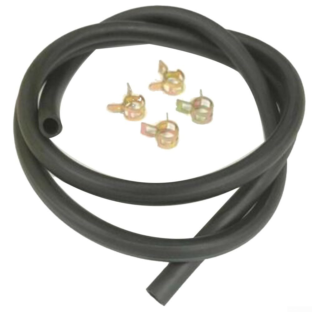 Fuel Delivery Hose For Lawnmower And Generator Applications - 6mm I/d X 9mm O/d Flexible Rubber Petrol Pipe 500mm Length