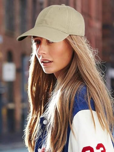 Image of Edoneery Men Women Baseball Cap-Low Profile Adjustable Washed Cotton Golf Dad Hat