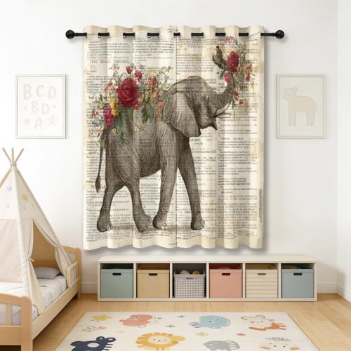Rideaux isolants thermiques et phoniques style rétro chic