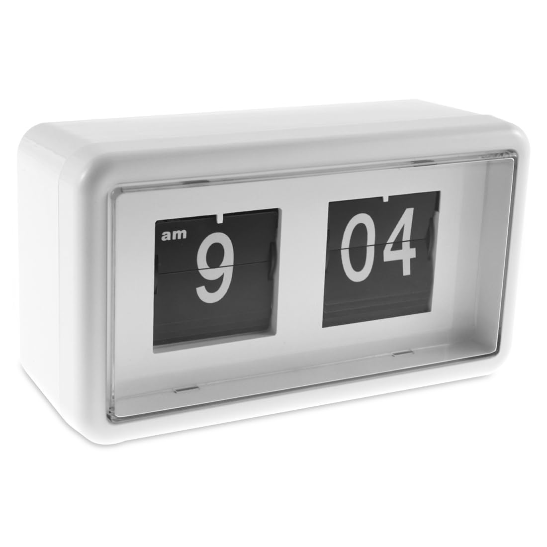 CTRLZS Auto Flip Alarm Clock Battery/USB Charging Digital Clocks for Bedroom Bedside Table Alarms for Home Decor
