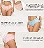 Womens Underwear Cotton Panties for Women Underpants Briefs Hipster Lace Bikini Pack(218-Light, XL)