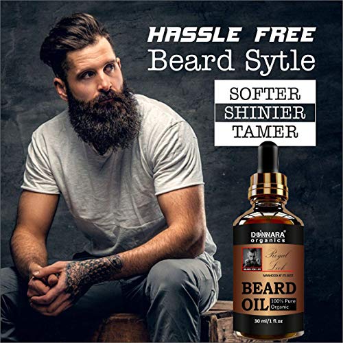 Image of Royal Beard oil- Manhood At Its Best - For Beard Growth nourishment and care Combo pack of 4 Bottles of 30 ml(120 ml)