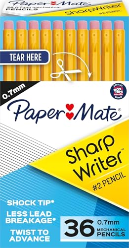 Paper Mate SharpWriter Mechanical Pencils, 0.7 mm #2 Pencil ...