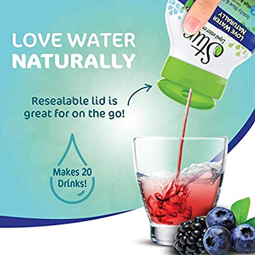 Stur Classic Variety Pack, Natural Water Enhancer (5 Bottles, Makes