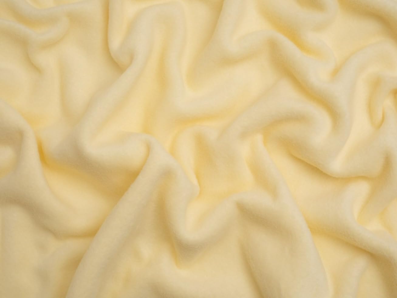 Minerva Core Range Polar Fleece Fabric Vanilla - Mediumweight & Suitable for Dressmaking, Crafts & Toy Making - Approx Width: 150cm / 60" - Sold per metre