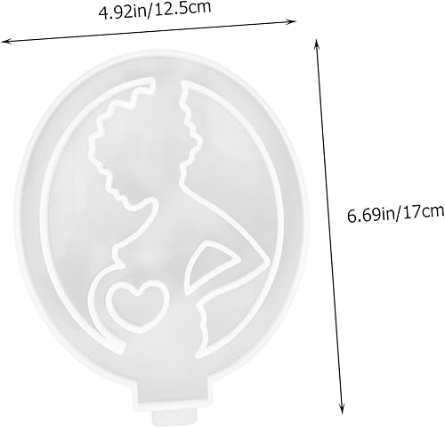 Miniatura 3 de EXCEART Marco de fotos para mamá, resina epoxi resina epoxica para pisos, marco de fotos de silicona, marco de fotos de madre, moldes de resina,