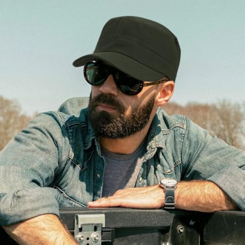 Image of Unisex Basic Cadet Army Caps Everyday Military Style Hat