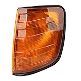 Front Blinker Corner Lamp, Front Blinker Corner Lamp Corner Blinker Replacement for E Class W124 1984-1995 Yellow (Links 1248260043)