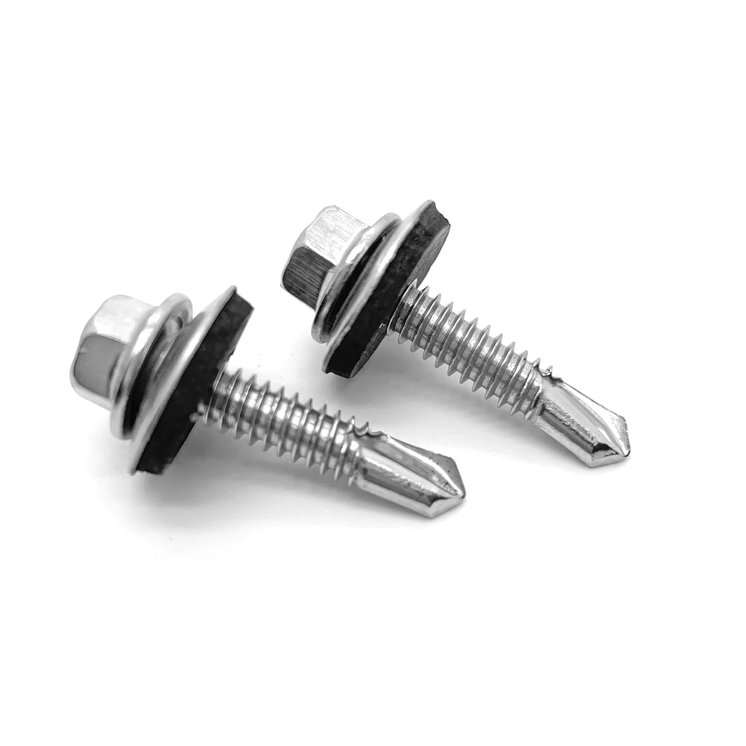 Metal Roofing Screws - 50 Pack with Washer & Bit -5
