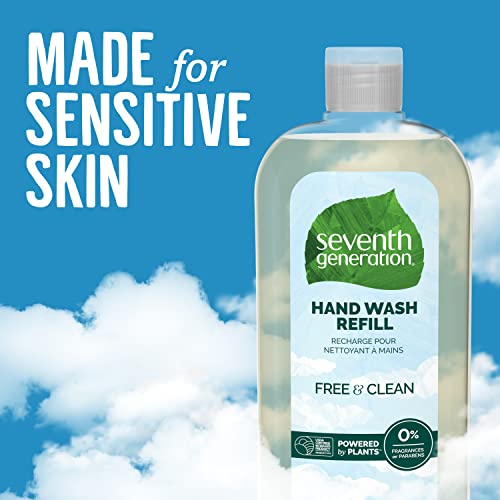 Seventh Generation Hand Soap Refill, Free & Clear Unscented, 24 Oz, 3 Count (Pack Of 1) (Packaging May Vary) #TOP3
