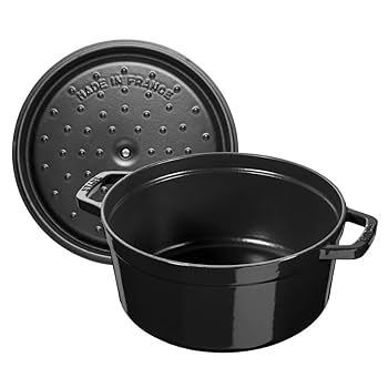 Amazon.co.jp: 【ストウブ 鍋 22cm ブラック】ラウンドココット