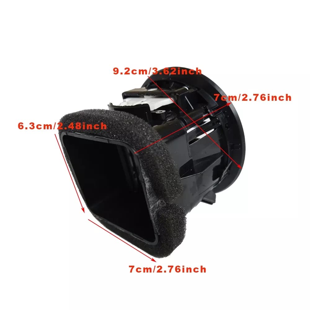 Bocchette di Cruscotto Aria Condizionata Auto Compatibile con Opel Adam Corsa 13417366 13203702 13417363