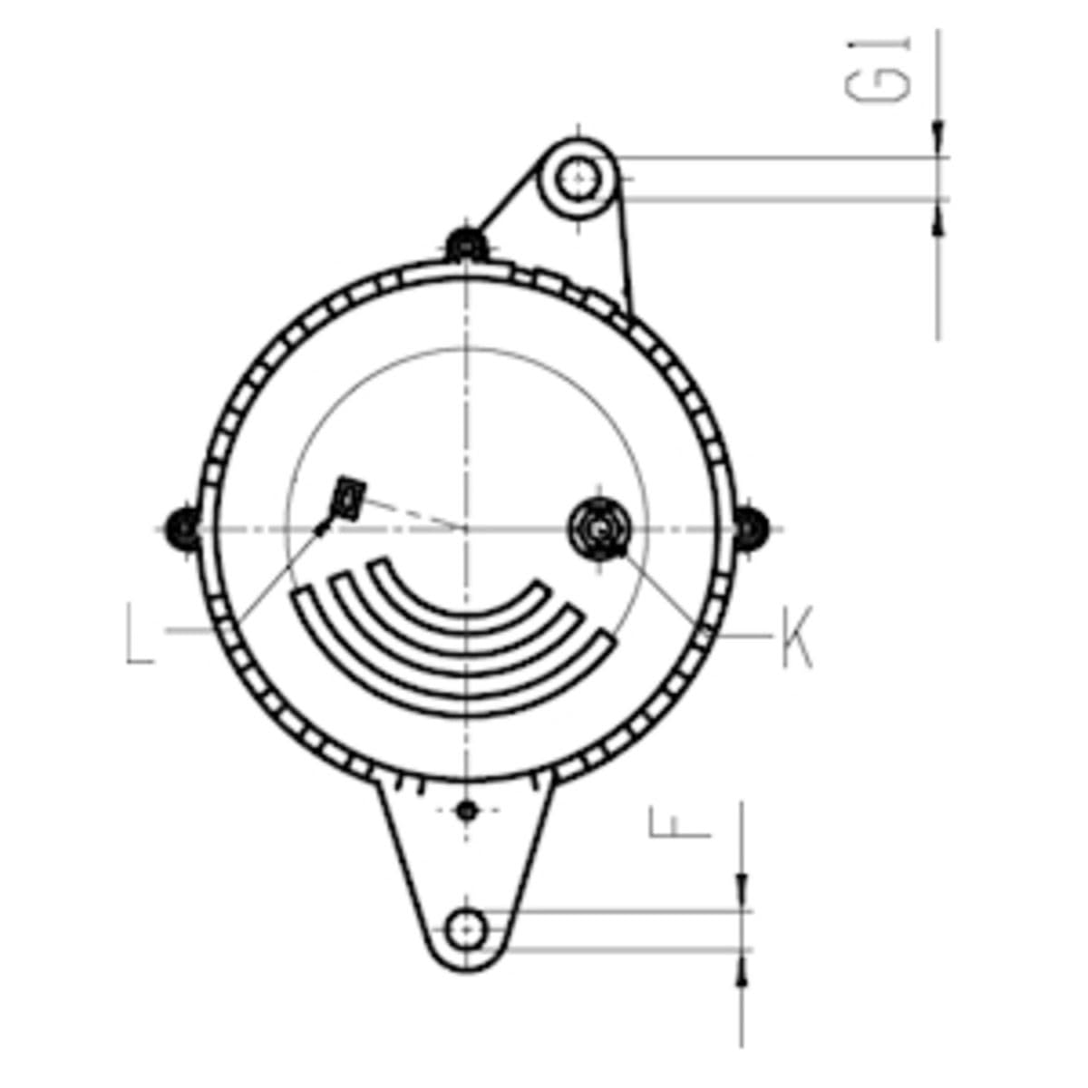 HC-CARGO Alternatore F 032 115 707 110A Dynamo