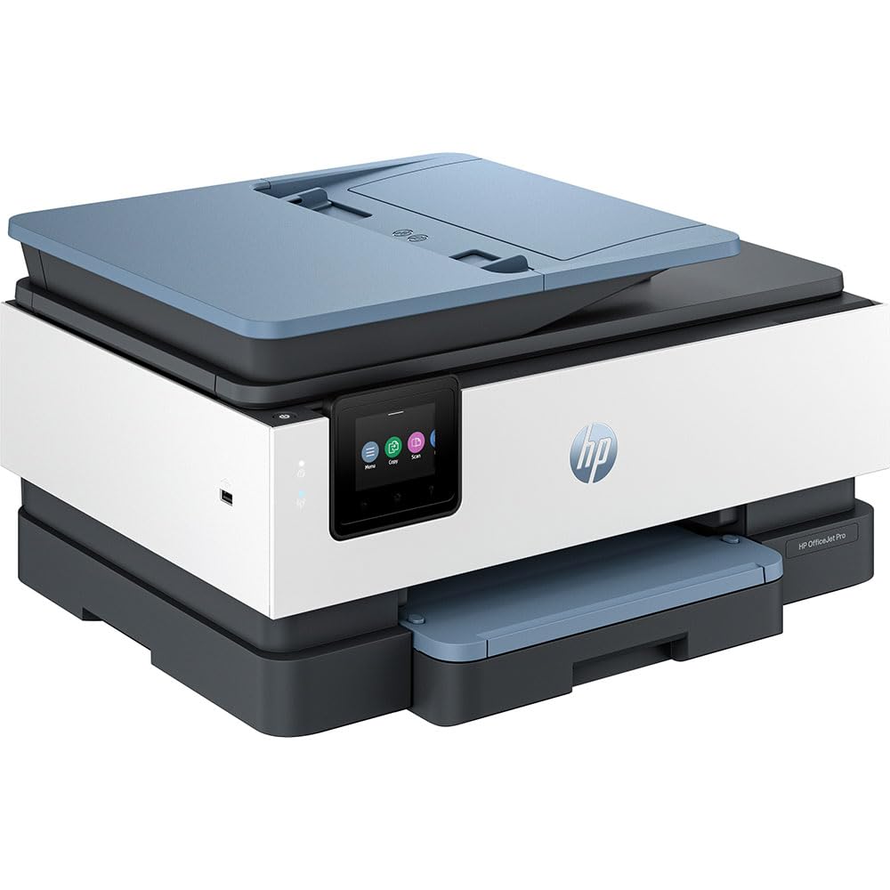 HP OfficeJet Pro 8135e 40Q47B, Impresora multifunción de inyección de Tinta A4 a Color, a Doble Cara automática, 20 ppm, Wi-Fi, Smart, 3 Meses de Tinta instantánea incluida, Gris