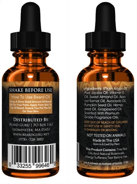Rebel Beard Oil Is A Premium Beard Oil With The Scent Of Cedar, Spices, & Hints Of Leather