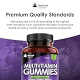 Multivitamin Gummies High Strength for Men Women - Vegetarian +14 Essential Vitamins & Minerals - Gluten Free, Non-GMO Multi Vitamins Chewable Adults Vitamin C A D E B12 B6 & Biotin, Zinc & Iodine - Image 5