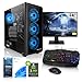 Produktbild Megaport Komplett Set Atlas II AMD Athlon 300GE  24" Monitor  Windows 11  AMD Radeon Vega 3  8GB RAM  500GB SSD  Tastatur  Maus pc Gaming komplettpaket