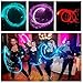 LED Fiber Optic Whip Rechargeable Fiber Optical Pixel Light-up Whip Light Dance Party Lighting with Show 36 Modes Music Light