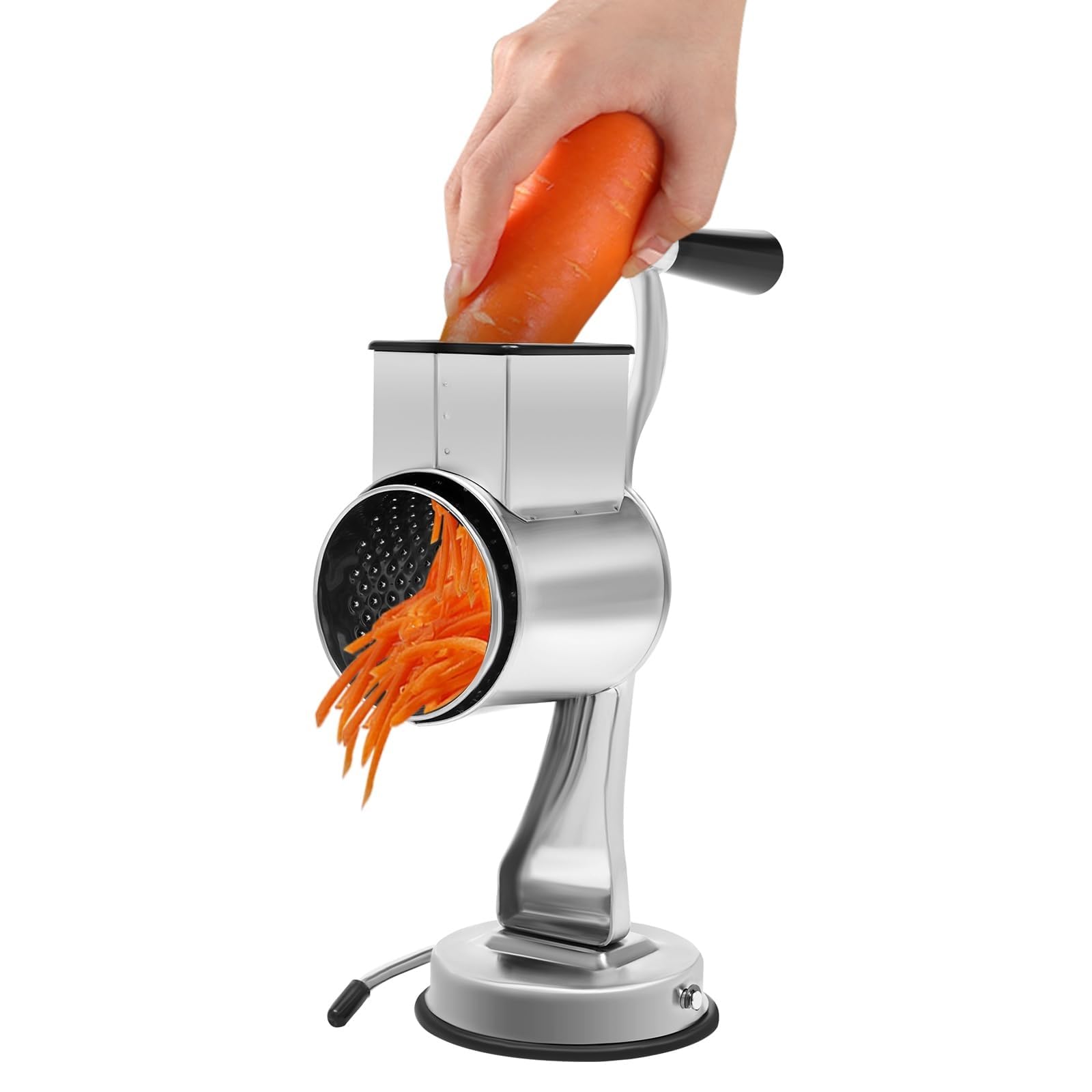 Râpe rotative de cuisine pour hacher le fromage et les légumes en toute sécurité