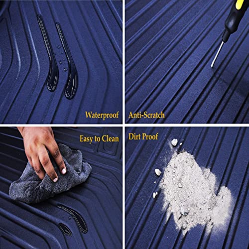 Image of KMH Latex Dustproof / Waterproof / Foldable / Antiskid Car Dicky Mat, Trunk, Boot Mat for Toyota Yaris