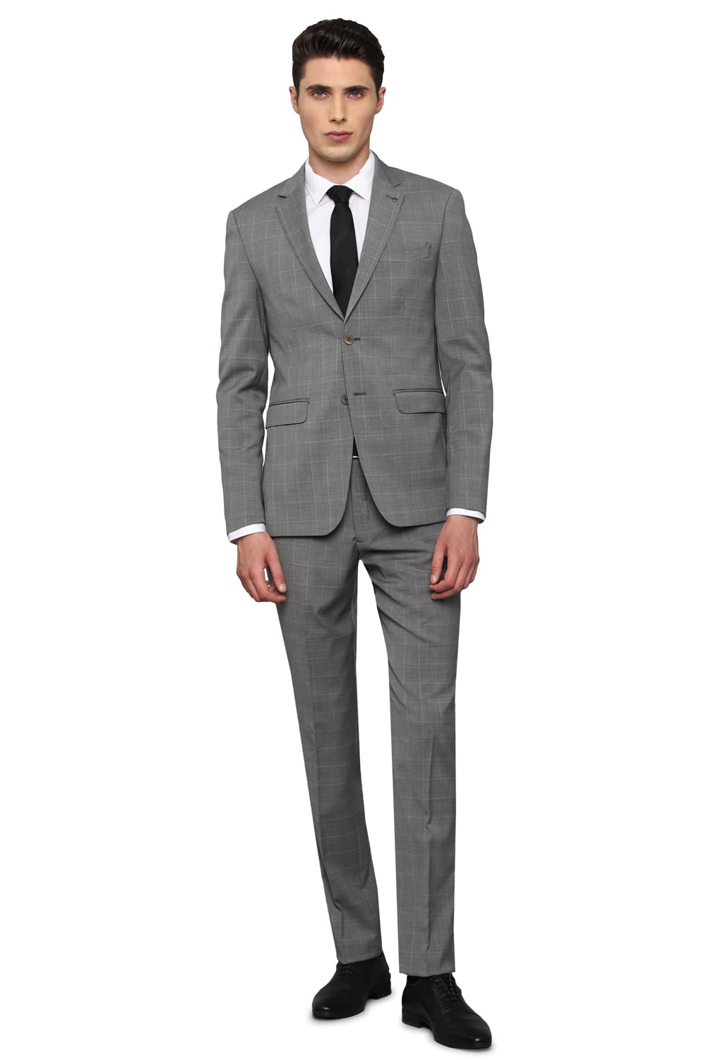 Men's Polyester Blend Two Piece Suit-Dress Set