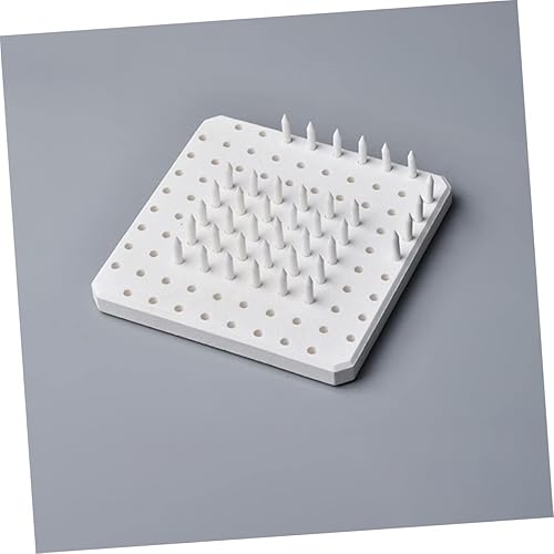 Miniatura 9 de SEWACC 180 Uds. Horno de soporte para clavos refractarios, soporte refractario, alfombrilla aislante, horno de arcilla, muebles, suministros de