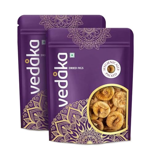 Amazon Brand - Vedaka Premium Dried Figs | 1Kg(500G X 2)| Dried A...