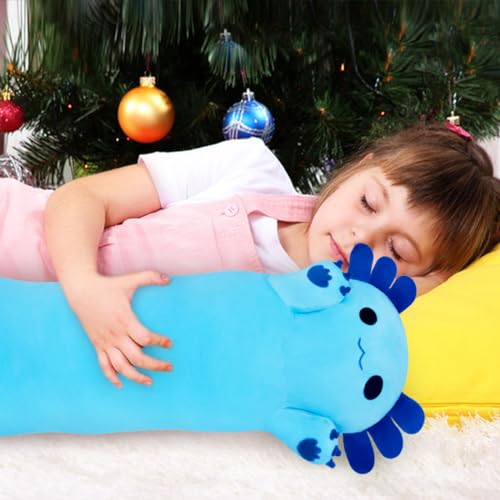Chubbyjoy Axolotl Plush Toy, Cute Axolotl Stuffed Animal Soft Long Plushie Body Pillow For Girls And Boys Adults Gifts thumb #4