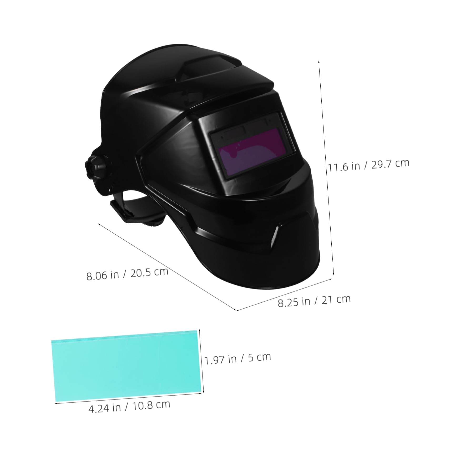 Balacoo Auto Dimming Welding Mask Safety Protective Sheets for Welders Uv/ir Shielding Lightweight Hood for Men