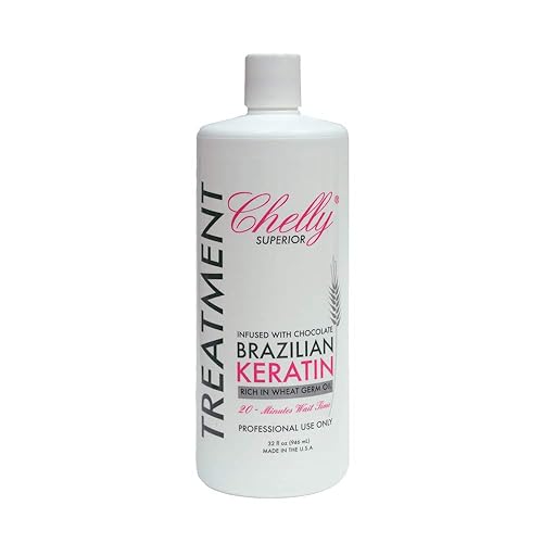 Miniatura 1 de Chelly Superior infusión con tratamiento de queratina brasileña de chocolate 320fl oz 32 onzas líquidas cepillo progresivo sistema de alisado y
