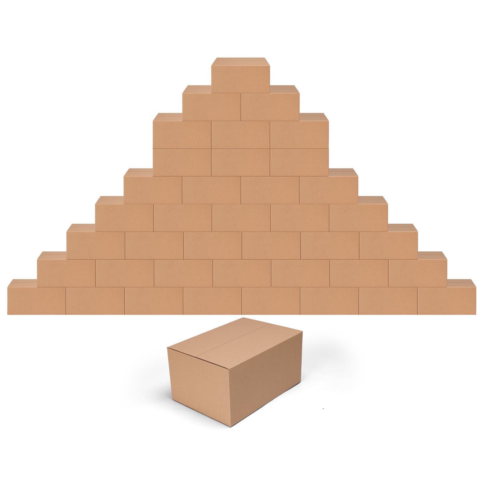 EdenseeLake 40 Pack 10x7x5 inches Shipping Boxes Small Cardboard Boxes for Packing, Moving, Mailing, Brown