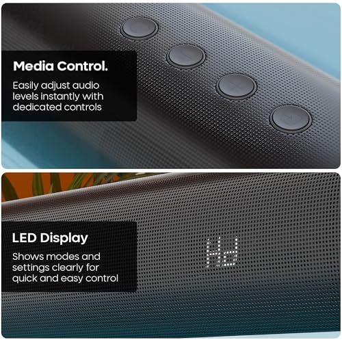 Image of Zebronics Juke Bar 9330 500W Soundbar 2026 Launch, 16.51cm Wireless Subwoofer, Triple Drivers, Dolby Audio, 3.1CH, BT v5.3, HDMI ARC, LED Display, Remote Control, Volume /Media Control, Wall Mountable
