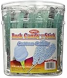 SP Enterprises Light Blue Rock Candy on a Stick, 36 Count