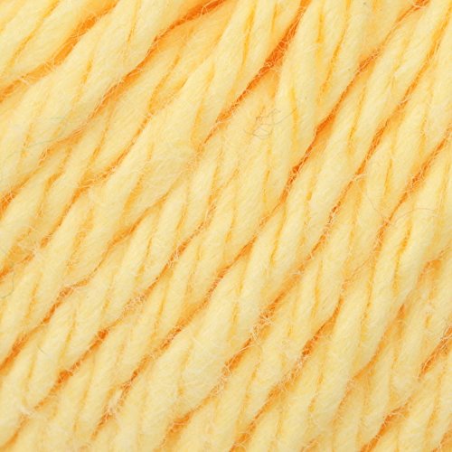 Image of Lily Sugar 'N Cream Super Size Solid Yarn, 4oz, Gauge 4 Medium, 100% Cotton - Yellow - Machine Wash & Dry (Pack of 2)
