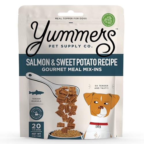 Yummers Salmon & Sweet Potato Gourmet Meal Mix-Ins, 5 Oz Dog Food Topper - Flavor Dog Food Topper For Dry Food - Freeze-Dried Dog Food Topper cover
