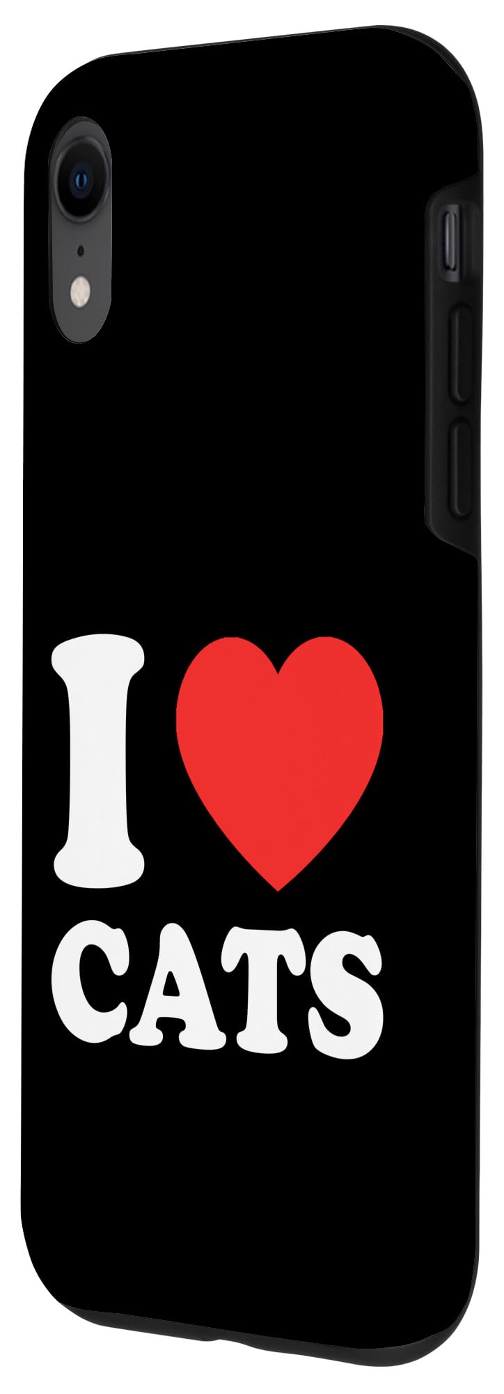 iPhone XR I Love Cats Quote For Cat Lovers Case - Image 2